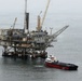 Coast Guard, partners respond to fire on non-operational natural gas platform