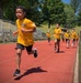 DoWEA Crossroads Elementary students compete during Presidential Fitness Test