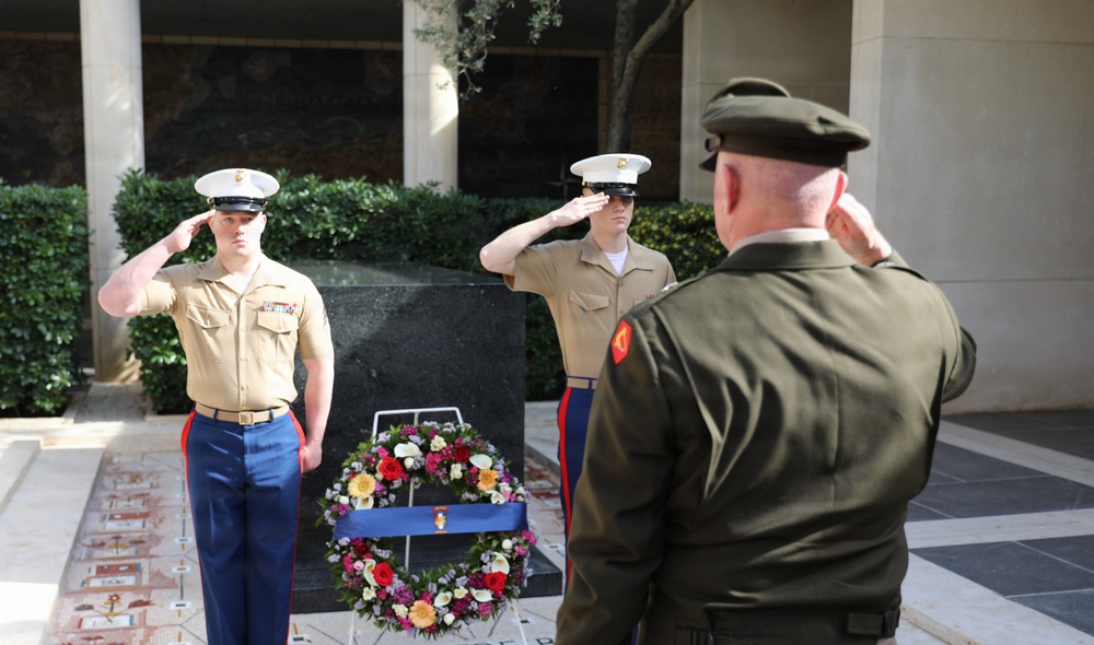 Brig. Gen. Richard Cipro visits North African American Cemetery