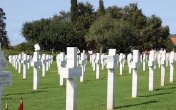 Brig. Gen. Richard Cipro visits North African American Cemetery