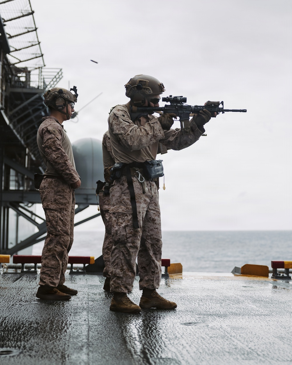 11th MEU Marines, Sailors Conduct Quick Reaction Force Drill