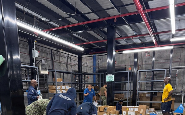 USS Beloit (LCS-29) engineering storeroom overhaul