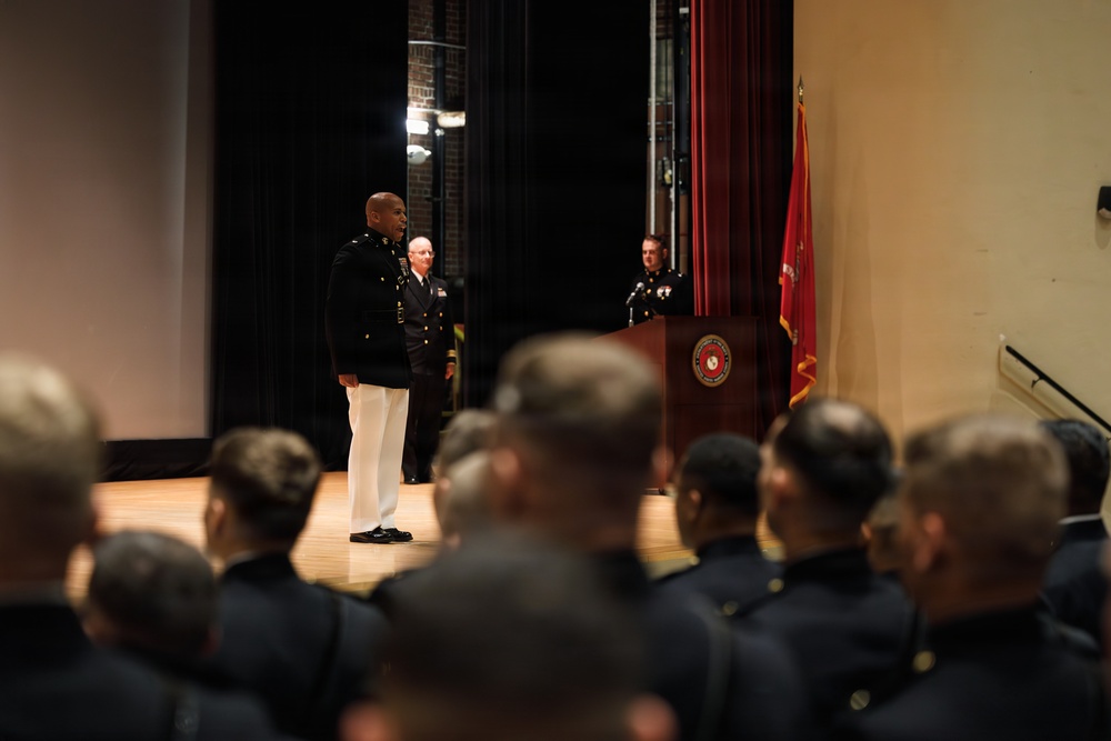 BOC 1-26 Company A graduation ceremony