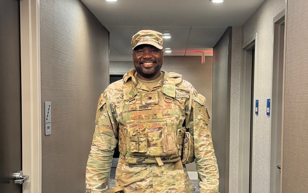 National Guard Soldier Helps Reunite Homeless Man With Family