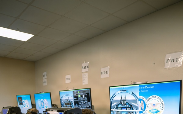 Student Naval Aviators Train Using Virtual Reality Simulator