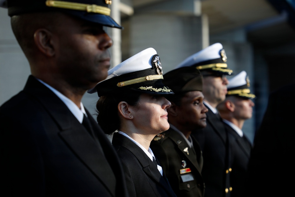 NMRC Conducts Fall Uniform Inspection