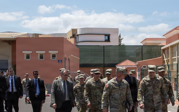 Distinguished visitors assess coalition readiness during African Lion 26