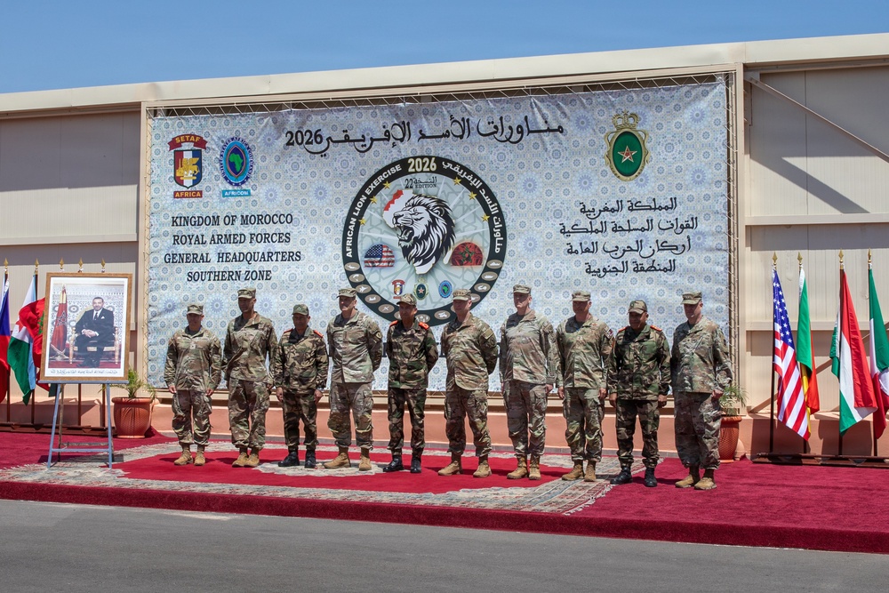 Distinguished visitors assess coalition readiness during African Lion 26