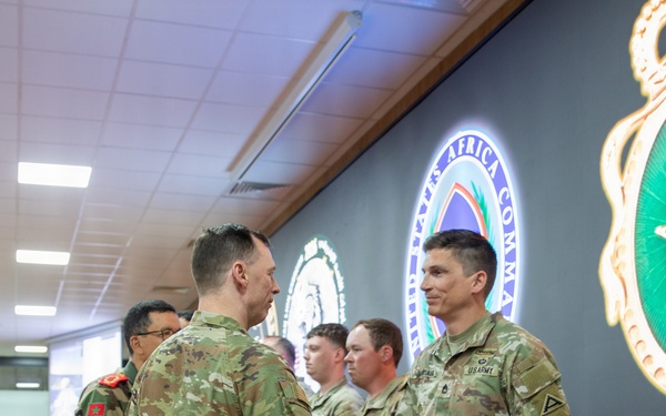 Distinguished visitors assess coalition readiness during African Lion 26