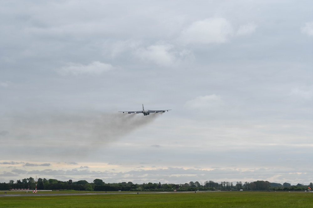 B-52 Stratofortress takes off for conditioning flight