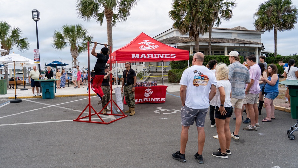 Testing Strength: RS Jacksonville Hosts Pull-Up Challenge at Shrimp Festival