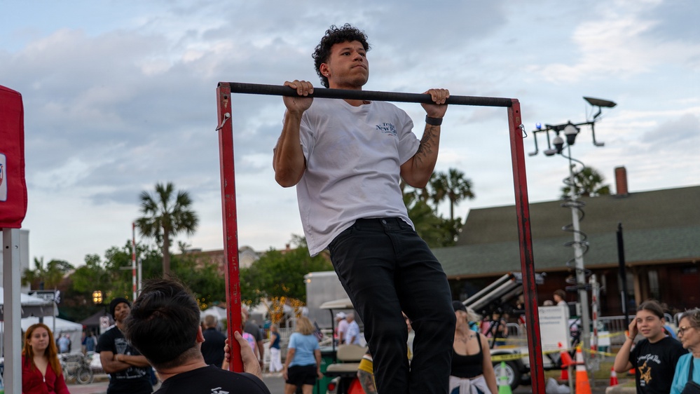 Testing Strength: RS Jacksonville Hosts Pull-Up Challenge at Shrimp Festival