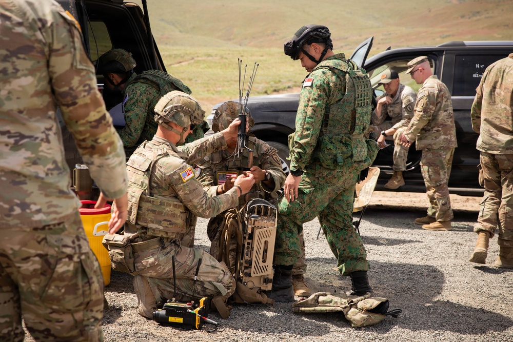 EOD training operation between U.S. and Singapore during Exercise Tiger Balm 2026
