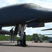 Lancer Bomber lifts off for conditioning flight