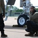 Lancer Bomber lifts off for conditioning flight