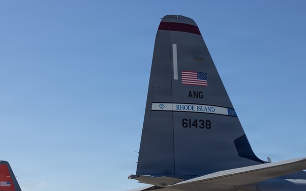 Aerial Port Loading All-Terrain Forklift on AC-130J Ghostrider