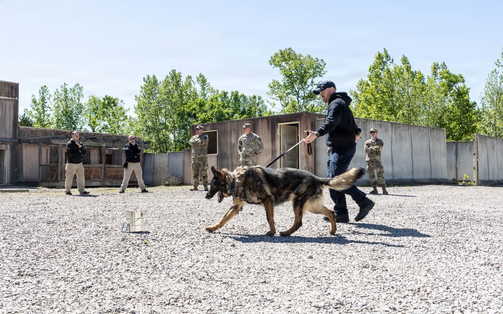 Fort Knox military working dog detachment facilitates joint training for local law enforcement