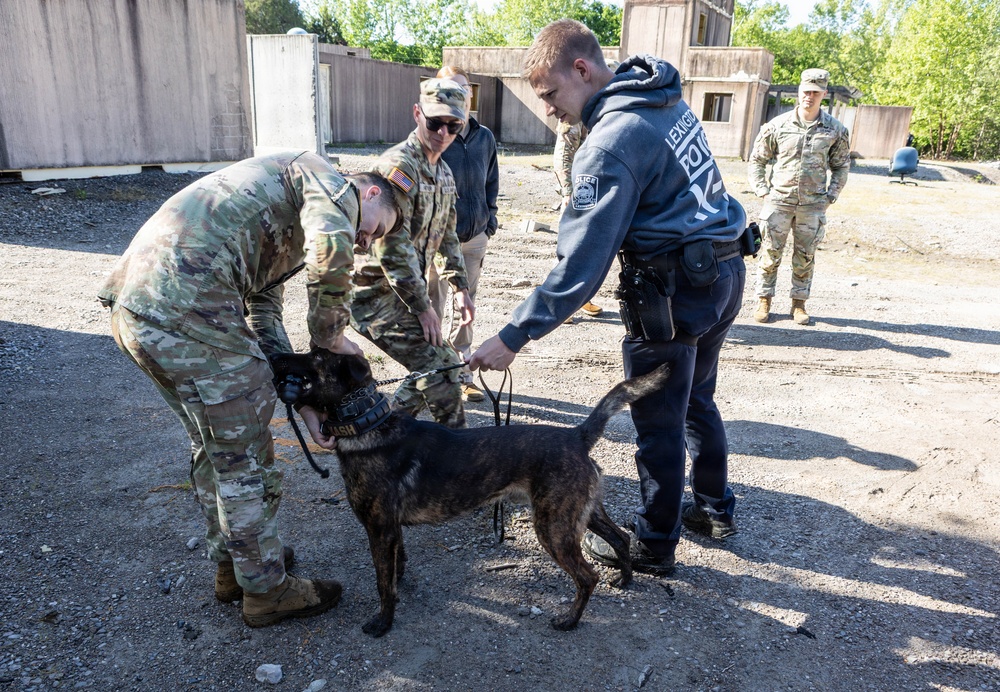 Fort Knox military working dog detachment facilitates joint training for local law enforcement