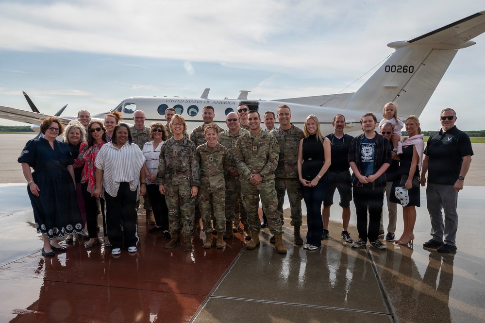 AFLCMC Commander is Honored with Fini Flight