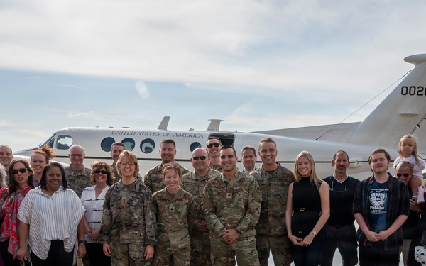 AFLCMC Commander is Honored with Fini Flight