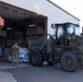 Aerial Port Loading All-Terrain Forklift on C-130J Super Hercules