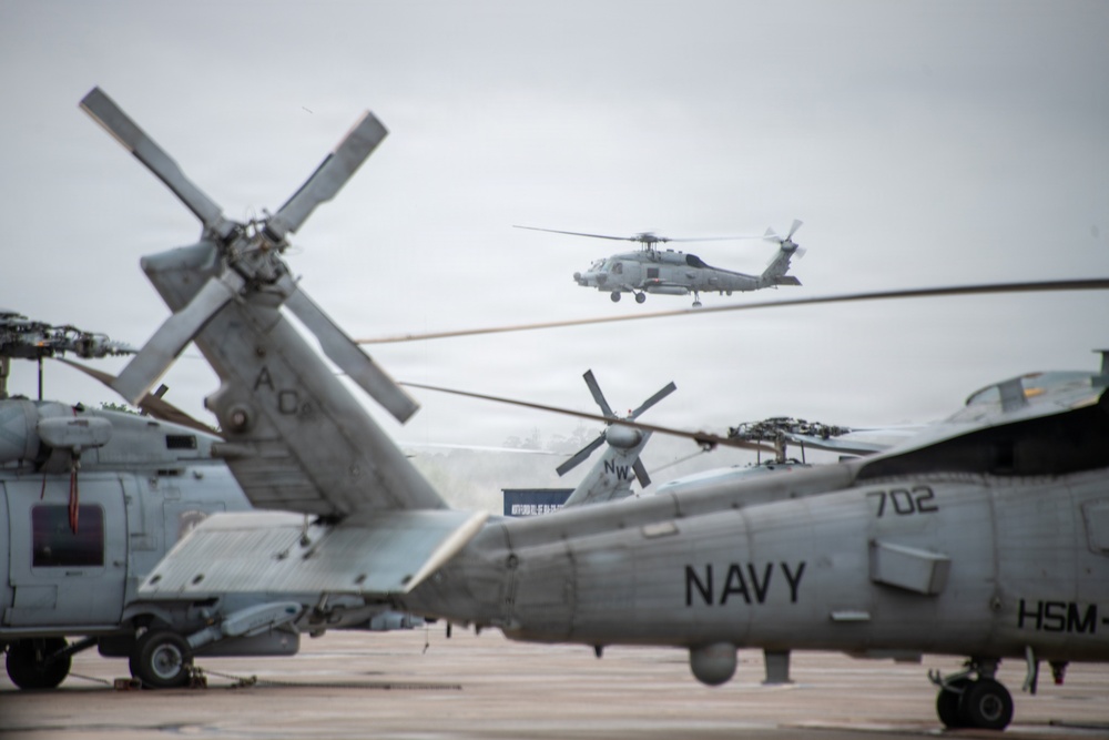 Helicopter Maritime Strike Squadron (HSM) 70 “Spartans" Returns Home to Naval Air Station Jacksonville