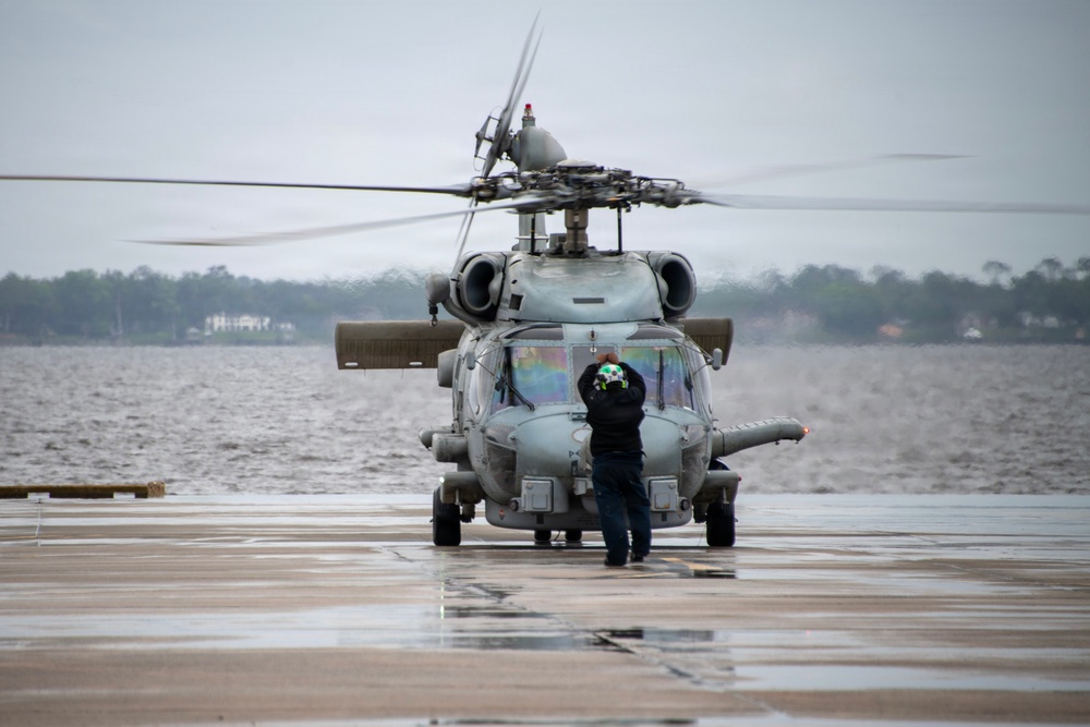 Helicopter Maritime Strike Squadron (HSM) 70 “Spartans" Returns Home to Naval Air Station Jacksonville