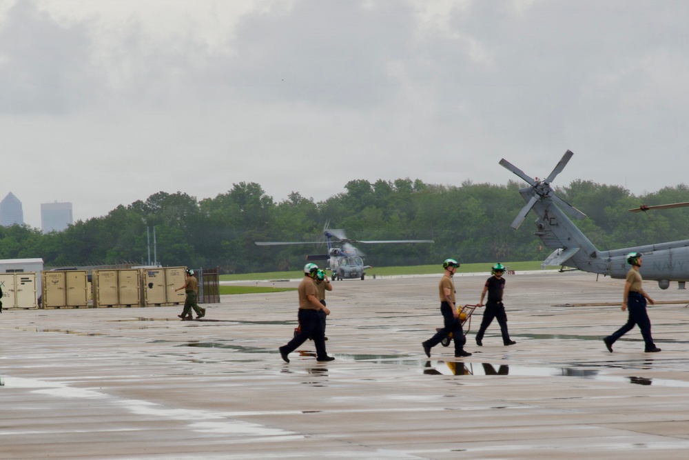 Helicopter Maritime Strike Squadron (HSM) 70 “Spartans" Returns Home to Naval Air Station Jacksonville
