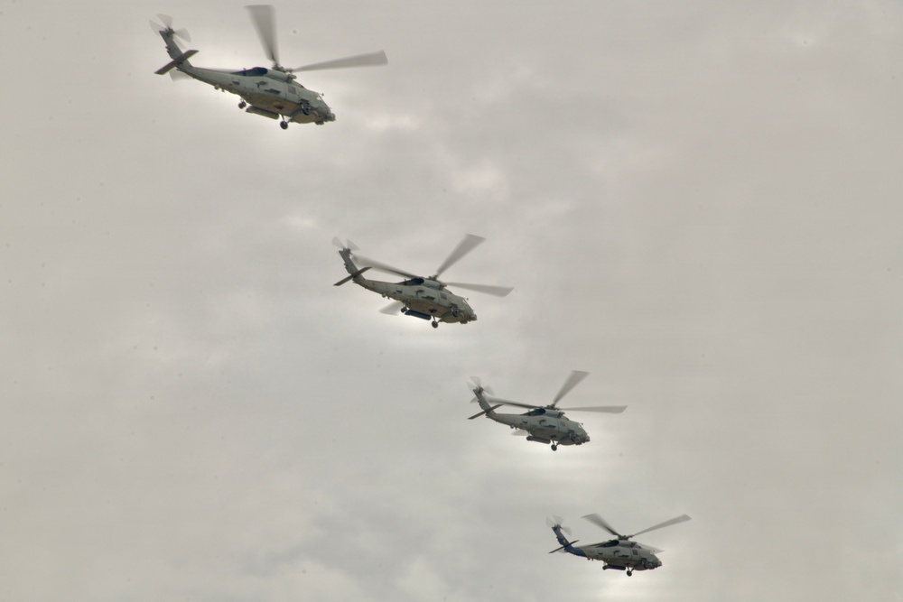 Helicopter Maritime Strike Squadron (HSM) 70 “Spartans" Returns Home to Naval Air Station Jacksonville
