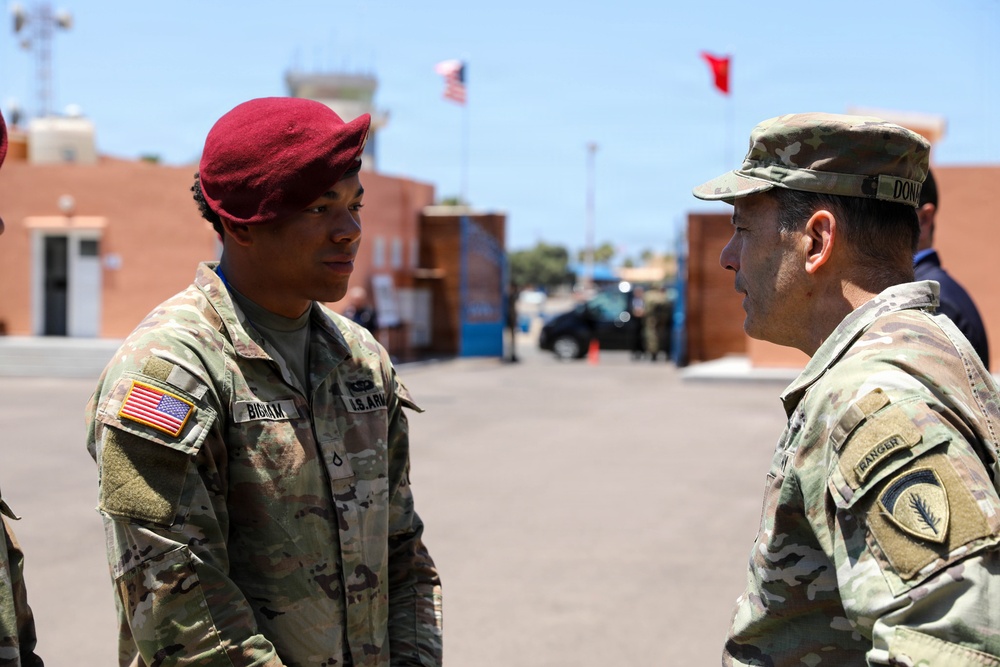 USAREUR-AF commanding general arrives to African Lion 26