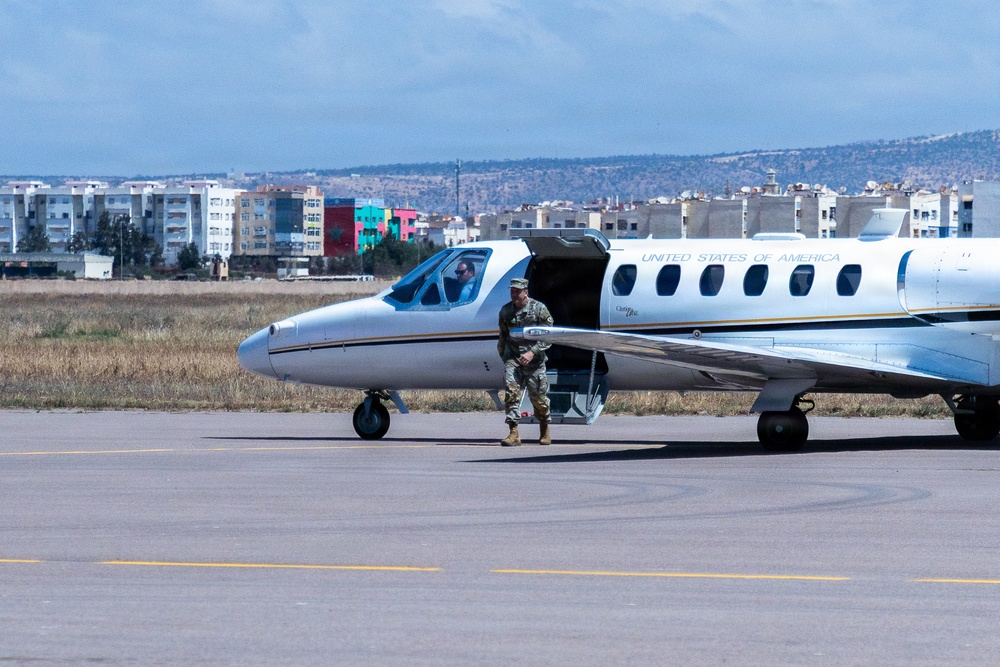 USAREUR-AF commanding general arrives to African Lion 26