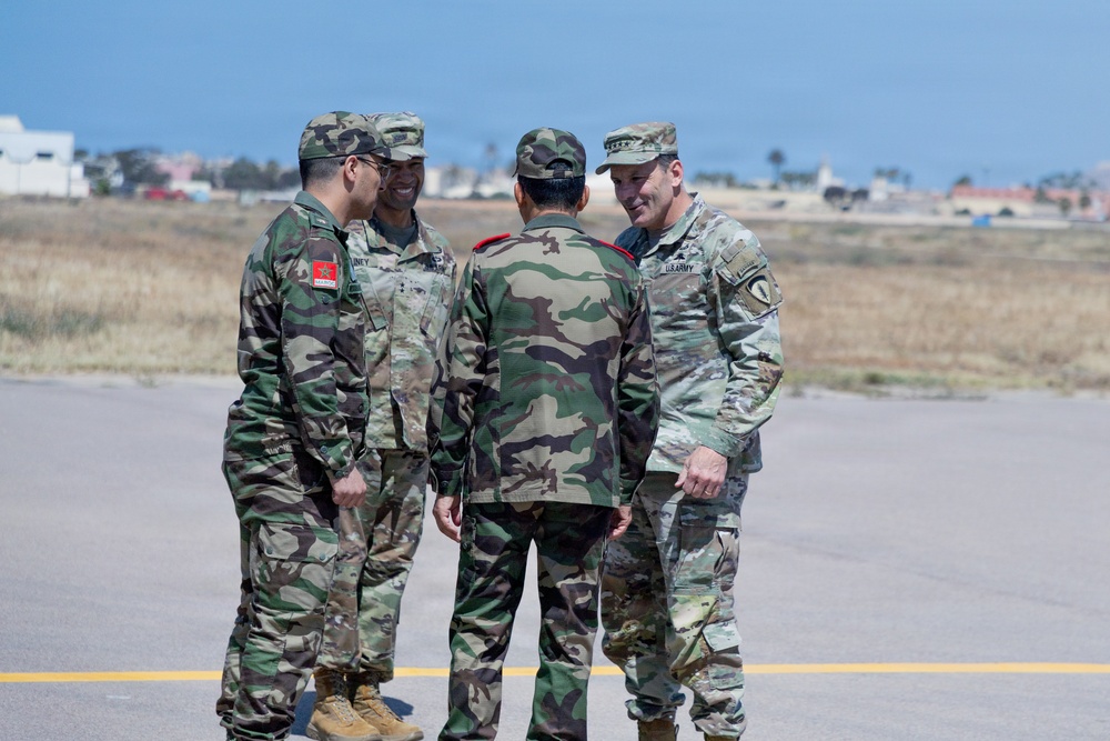 USAREUR-AF commanding general arrives to African Lion 26