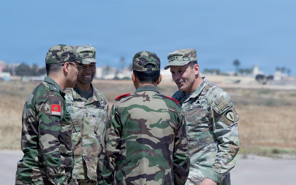 USAREUR-AF commanding general arrives to African Lion 26