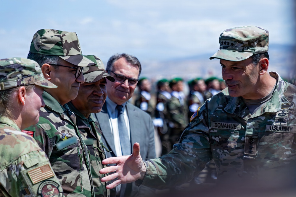 USAREUR-AF commanding general arrives to African Lion 26