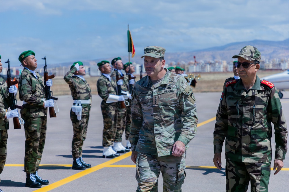 USAREUR-AF commanding general arrives to African Lion 26