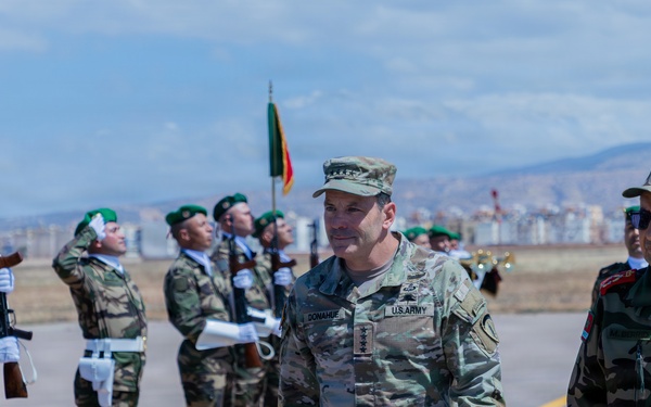 USAREUR-AF commanding general arrives to African Lion 26