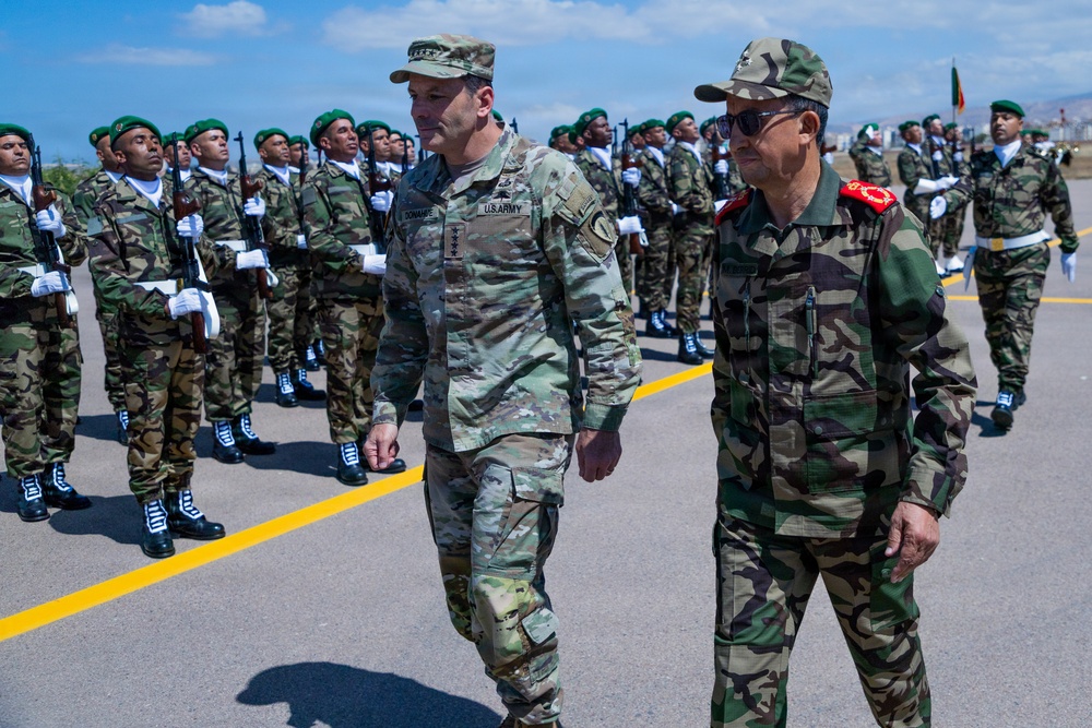 USAREUR-AF commanding general arrives to African Lion 26
