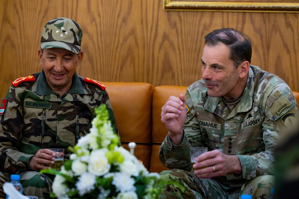 USAREUR-AF Commanding General arrives to African Lion 26