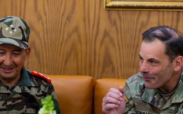 USAREUR-AF Commanding General arrives to African Lion 26