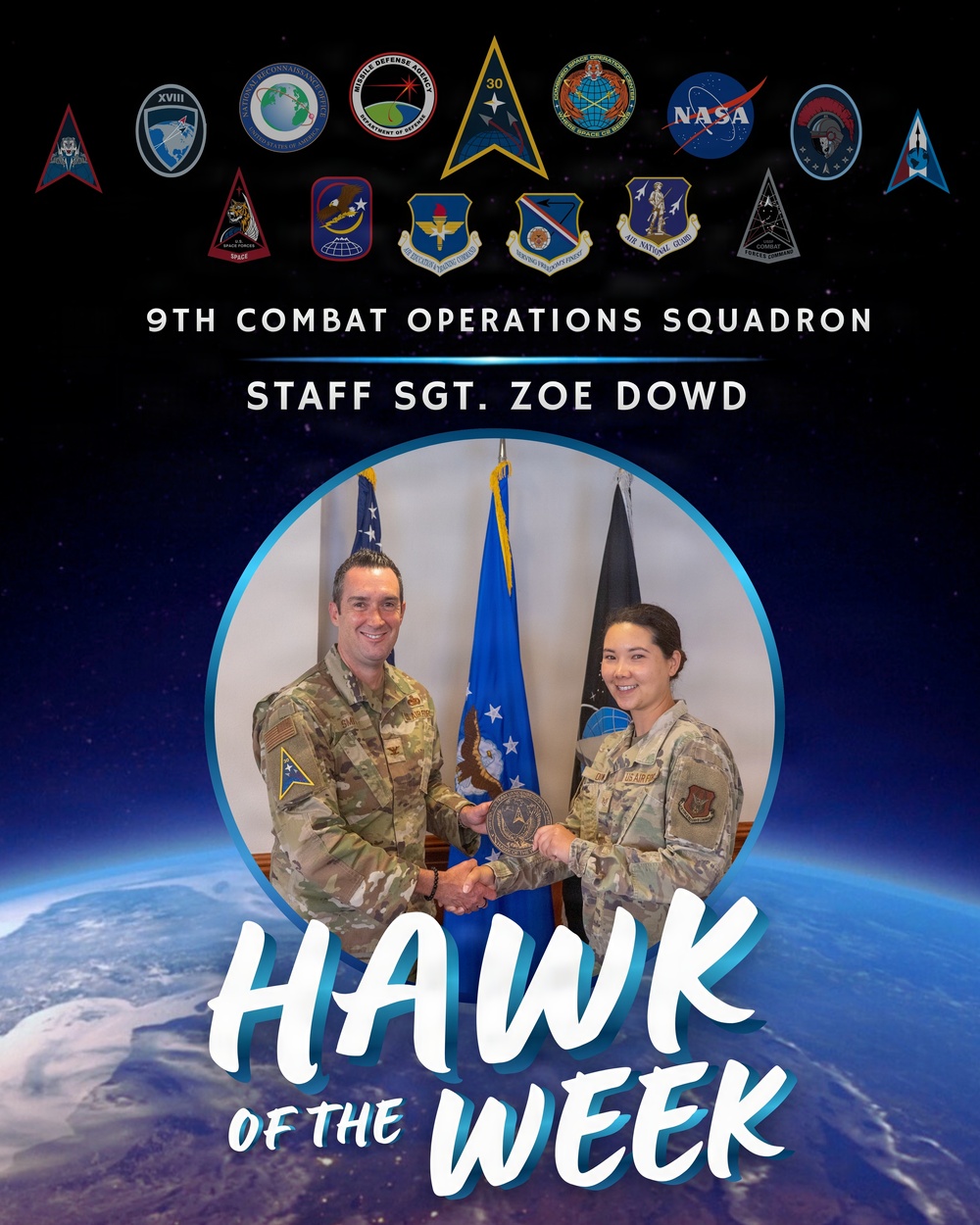 Vandenberg's Hawk of the Week Award on May 13th