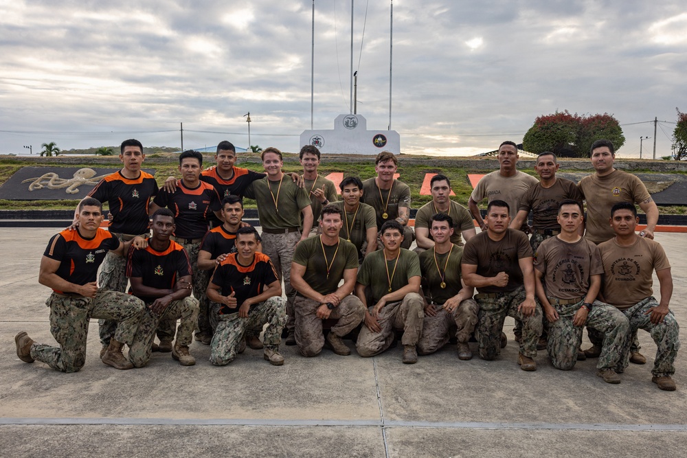 22nd MEU (SOC) | Squad Competition with Ecuadorian Marines