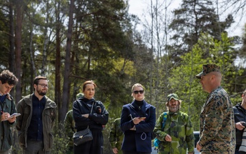 CLB-24 showcases logistics capabilities to NATO Media