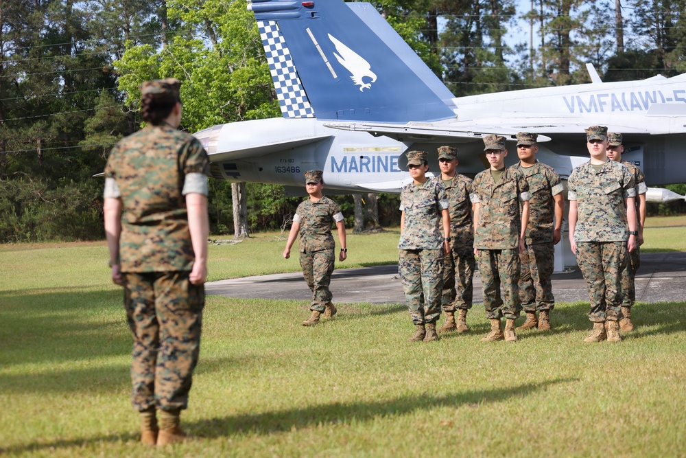 MCAS Beaufort Lance Cpl. Itzel Arana Promotion