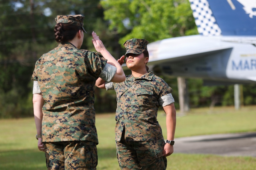 MCAS Beaufort Lance Cpl. Itzel Arana Promotion