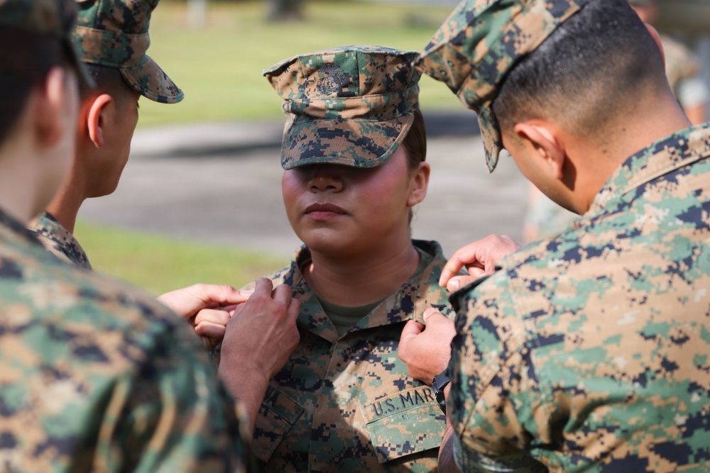 MCAS Beaufort Lance Cpl. Itzel Arana Promotion