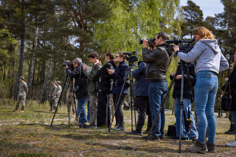 CLB-24 showcases logistics capabilities to NATO Media