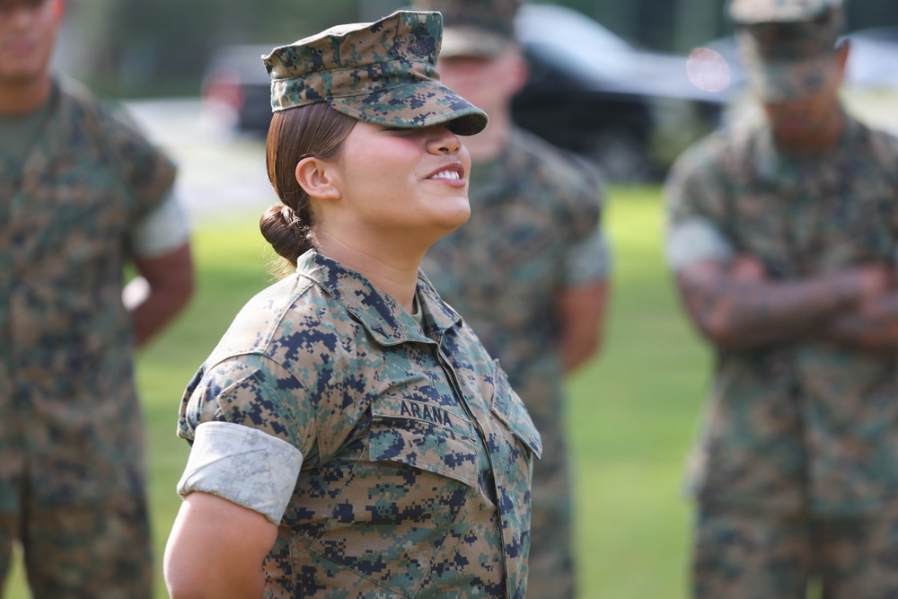 MCAS Beaufort Lance Cpl. Itzel Arana Promotion