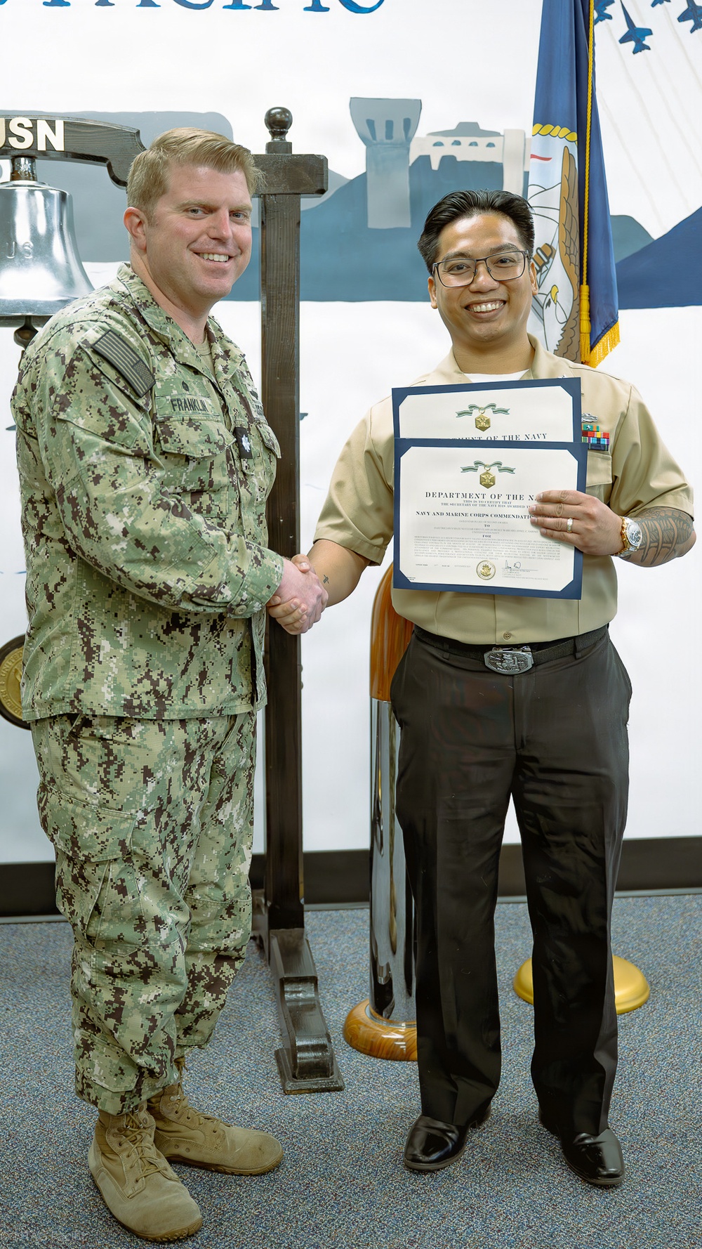 RECRUITER PRESENTED WITH END OF TOUR AWARD