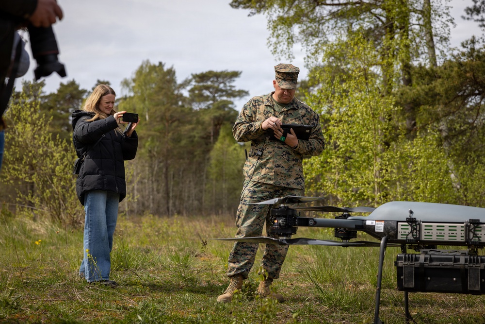 CLB-24 showcases logistics capabilities to NATO Media