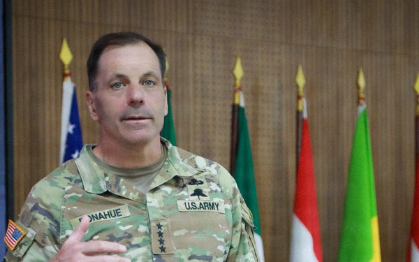 USAREUR-AF commanding general recognizes Soldiers during African Lion 26